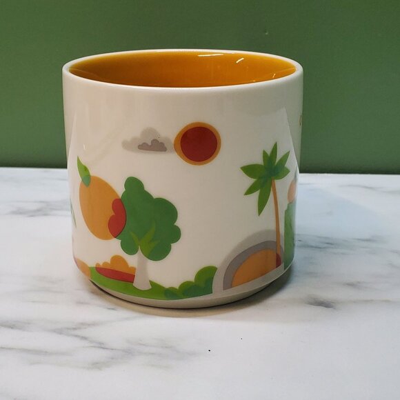 Starbucks You Are Here Orlando Coffee Mug Orange - Picture 2 of 9